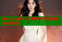 糖心vlog被封了么揭秘平特功能和真实使用体验
